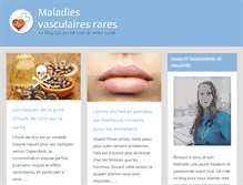 Tablet Screenshot of maladiesvasculairesrares.com